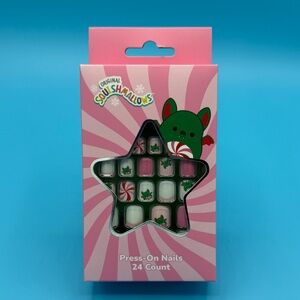 Squishmallows Pink Press-On Nails Set